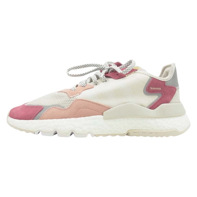 adidas アディダス DA8666 Nite Jogger White Trace Pink ナイトジョガー ローカット スニーカー ホワイト系 ピンク系 27.5cm【中古】