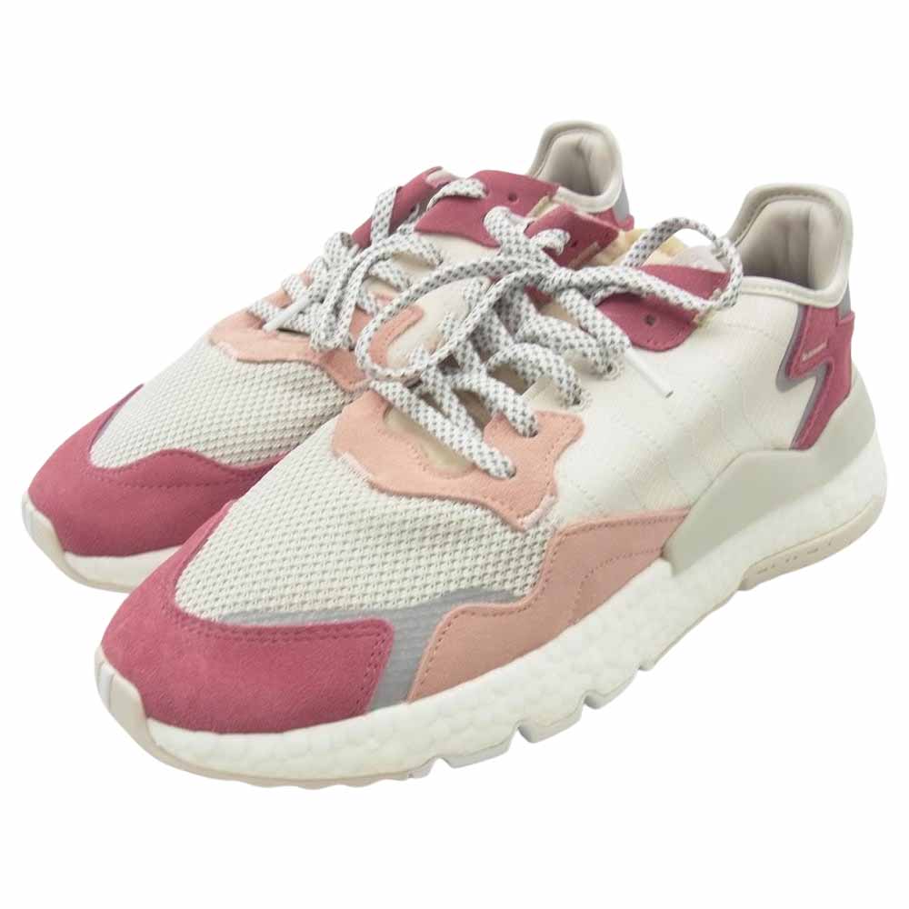 adidas アディダス DA8666 Nite Jogger White Trace Pink ナイトジョガー ローカット スニーカー ホワイト系 ピンク系 27.5cm【中古】