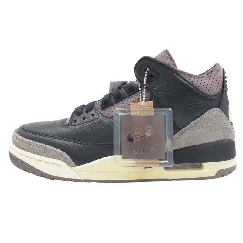 NIKE ナイキ FZ4811-001 A Ma Maniere ×Women's Air Jordan 3 Retro OG SP  Black and Flat Pewter アママニエール エアジョーダン3  ハイカット スニーカー ブラック系 27.5cm【新古品】【未使用】【中古】