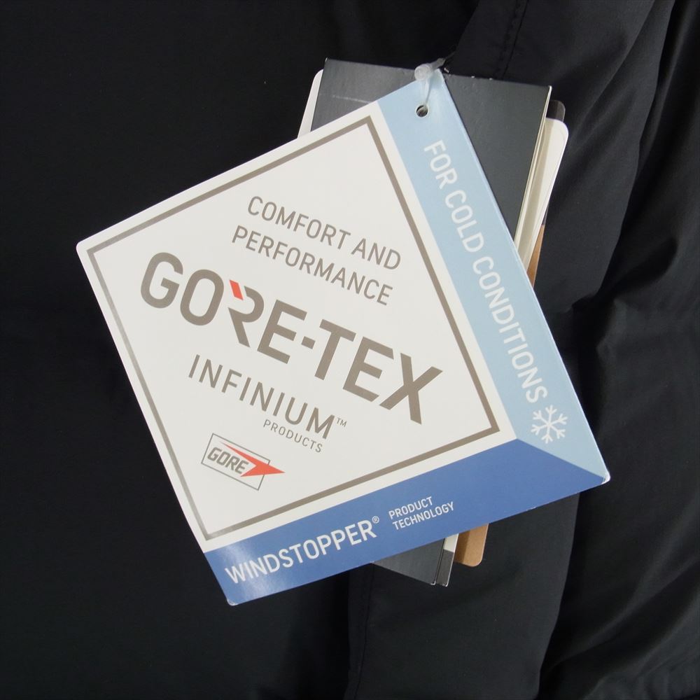 THE NORTH FACE ノースフェイス ND92265 WS Brooks Range Light Parka ウィンドストッパー ブルックス レンジ ライト パーカ ダウン ジャケット ブラック系 S【極上美品】【中古】