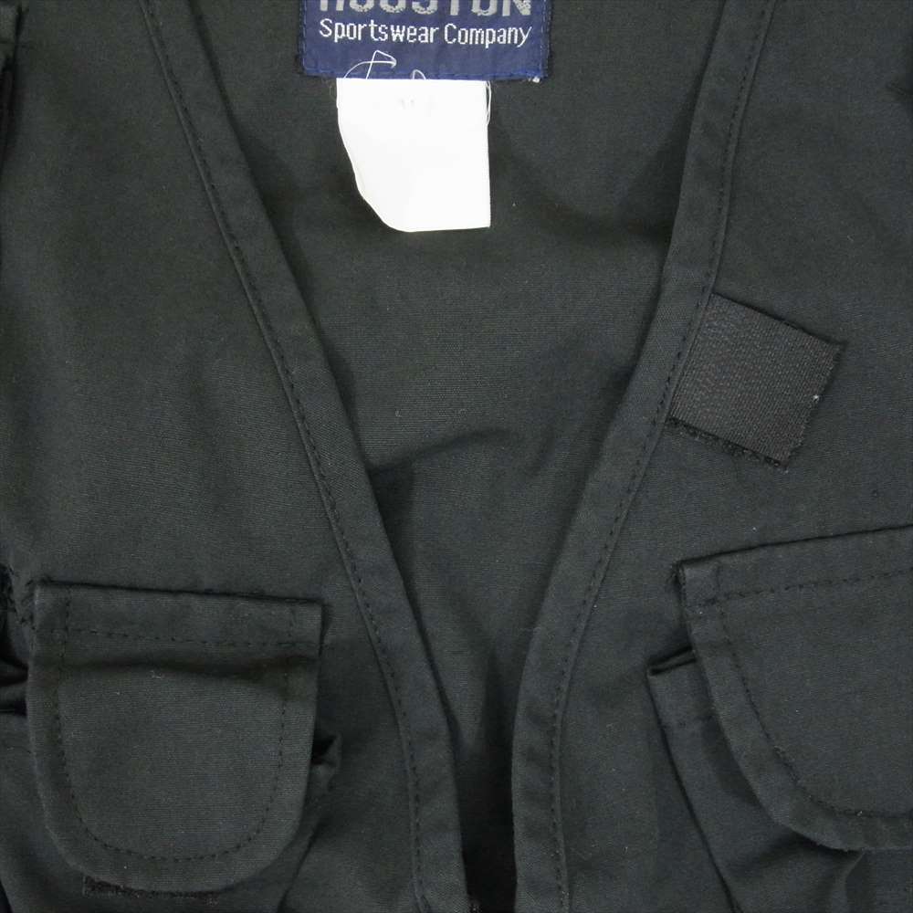 HOUSTON ヒューストン フィッシング ベスト ブラック系 M【中古】