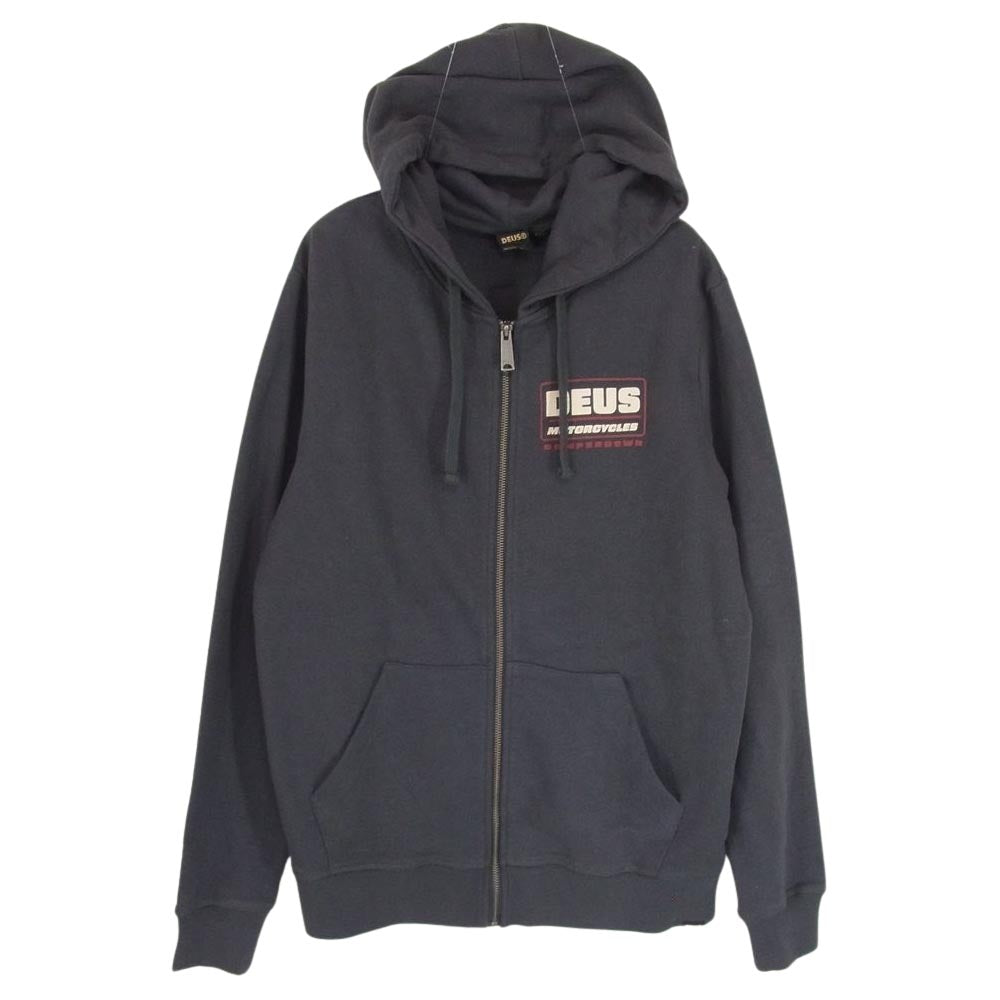 デウスエクスマキナ DMP2281523 Victor Zip Hoodie ジップアップ パーカー フーディ グレー系 S【中古】