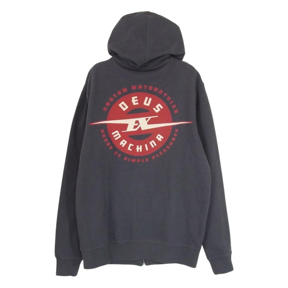 デウスエクスマキナ DMP2281523 Victor Zip Hoodie ジップアップ パーカー フーディ グレー系 S【中古】