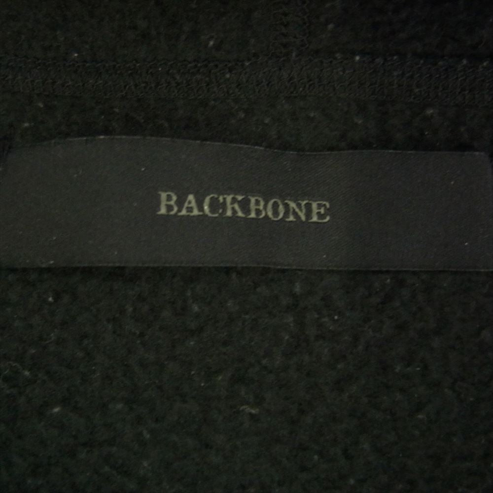 BACKBONE バックボーン ボア フリース ジップアップ フーディ パーカー パンツ セットアップ ブラック系 M【中古】