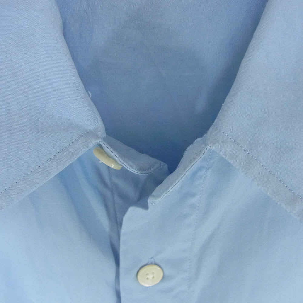 AURALEE オーラリー 24SS A24SS02TN WASHED FINX BIG TWILL SHIRT ウォッシュド フィンクス ビッグ ツィル 長袖 シャツ ブルー系 5【中古】