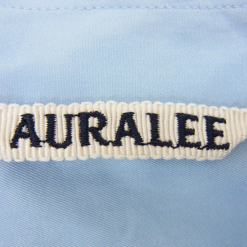 AURALEE オーラリー 24SS A24SS02TN WASHED FINX BIG TWILL SHIRT ウォッシュド フィンクス ビッグ ツィル 長袖 シャツ ブルー系 5【中古】