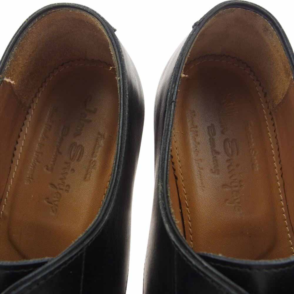 JALAN SRIWIJAYA ジャランスリウァヤ 98611 BLACK CALF LEATHER SOLE カーフレザー レザーソール 外羽根 プレーントゥ シューズ ブラック系 UK3.5【中古】