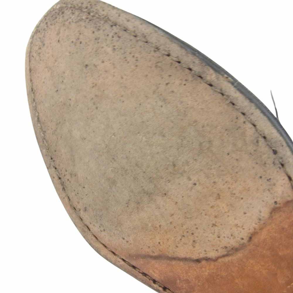 JALAN SRIWIJAYA ジャランスリウァヤ 98611 BLACK CALF LEATHER SOLE カーフレザー レザーソール 外羽根 プレーントゥ シューズ ブラック系 UK3.5【中古】