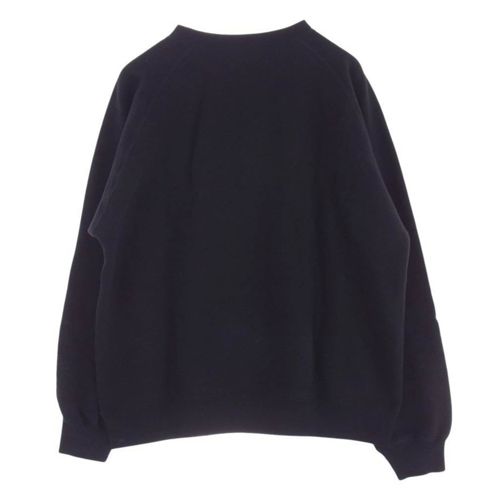 ソーショップアンドホステル SO ORIGINAL RAGLAN CREW NECK SWEATSHIRT ラグラン スウエット クルーネック ブラック ブラック系 L【中古】