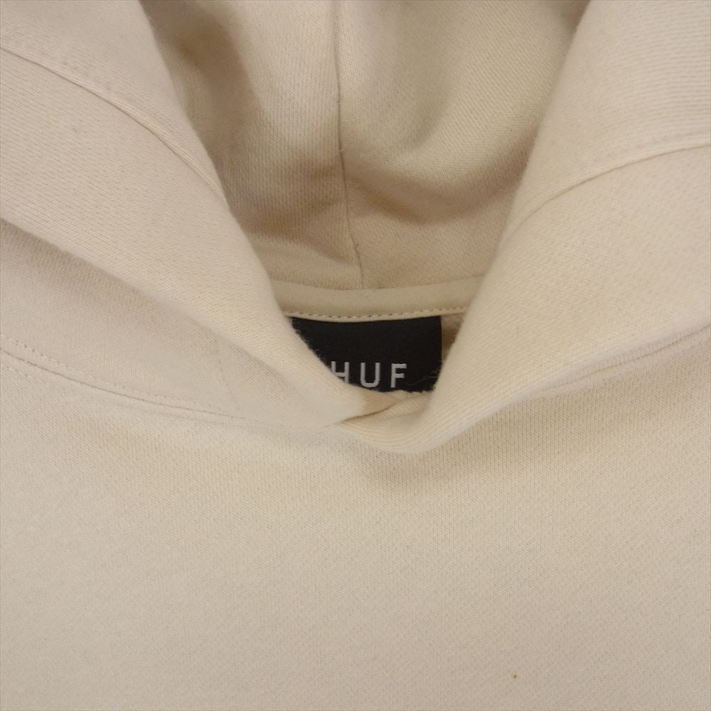 HUF ハフ PF00616 CHEATA P/O HOODIE プルオーバー パーカー ベージュ系 L【中古】