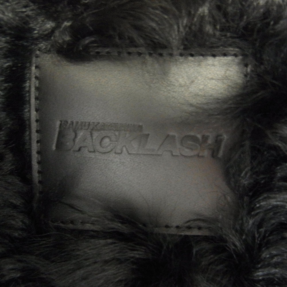 ISAMUKATAYAMA BACKLASH イサムカタヤマバックラッシュ 2126-04Li SHEEP SKIN LAMB FUR HOODIE VEST シープスキン ラム レザー ファー フーディ ベスト XS【美品】【中古】