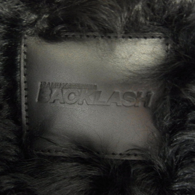 ISAMUKATAYAMA BACKLASH イサムカタヤマバックラッシュ 2126-04Li SHEEP SKIN LAMB FUR HOODIE VEST シープスキン ラム レザー ファー フーディ ベスト XS【美品】【中古】