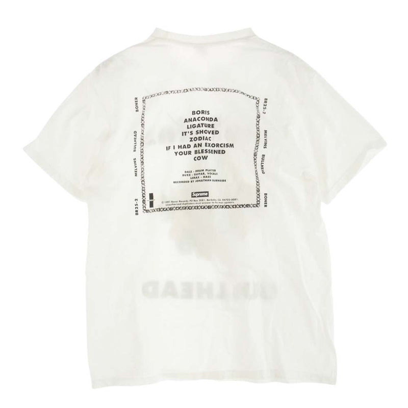 Supreme シュプリーム 24SS Melvins Bullhead Tee メルヴィンズ ブルヘッド 半袖 Tシャツ ホワイト系 L【中古】