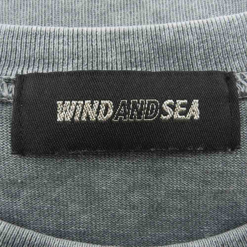 WIND AND SEA ウィンダンシー 24ss WDS-O-SIG-24-Q4-CS-02 SEA HIGH SULFER S/S 半袖 Tシャツ カットソー グレー系 L【中古】