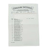 CHROME HEARTS クロムハーツ（原本無） ブラックシンフォニー購入証明書付属 PAPER CHAIN ペーパーチェーン 20inch 20インチ【中古】
