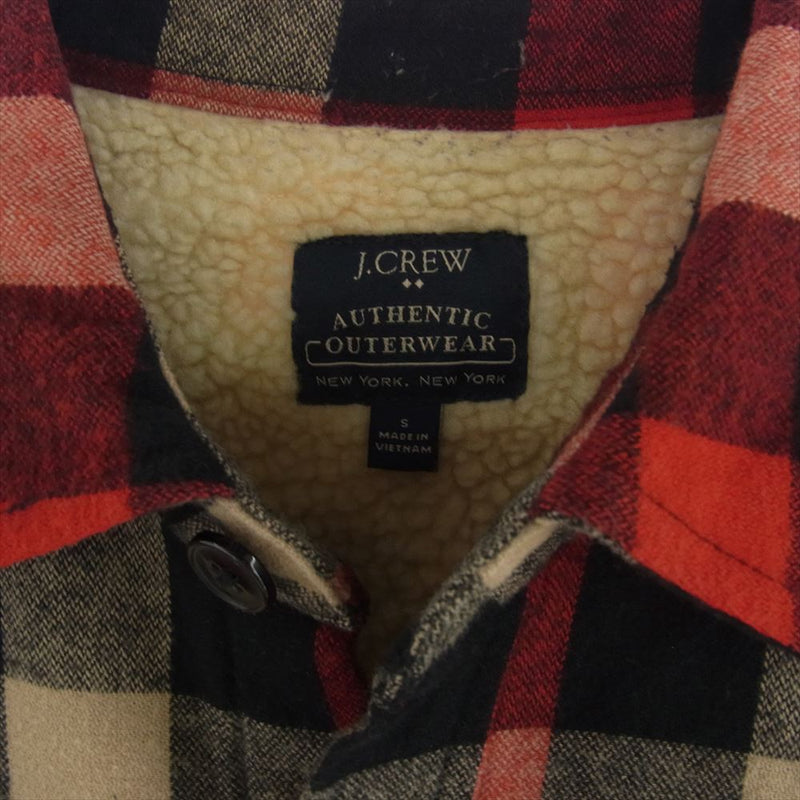 J.CREW ジェイクルー 裏地付き フランネル チェック ジャケット S【中古】