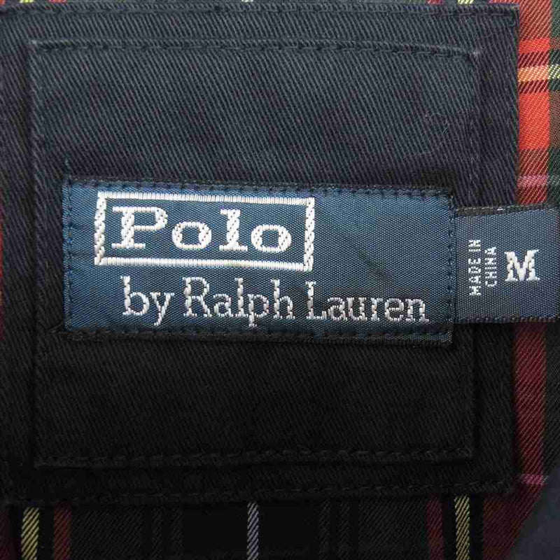 POLO RALPH LAUREN ポロ・ラルフローレン MNBLOTWM5A00036 裏地チェック スイングトップ ジップアップ ブルゾン ジャケット ネイビー系 M【中古】