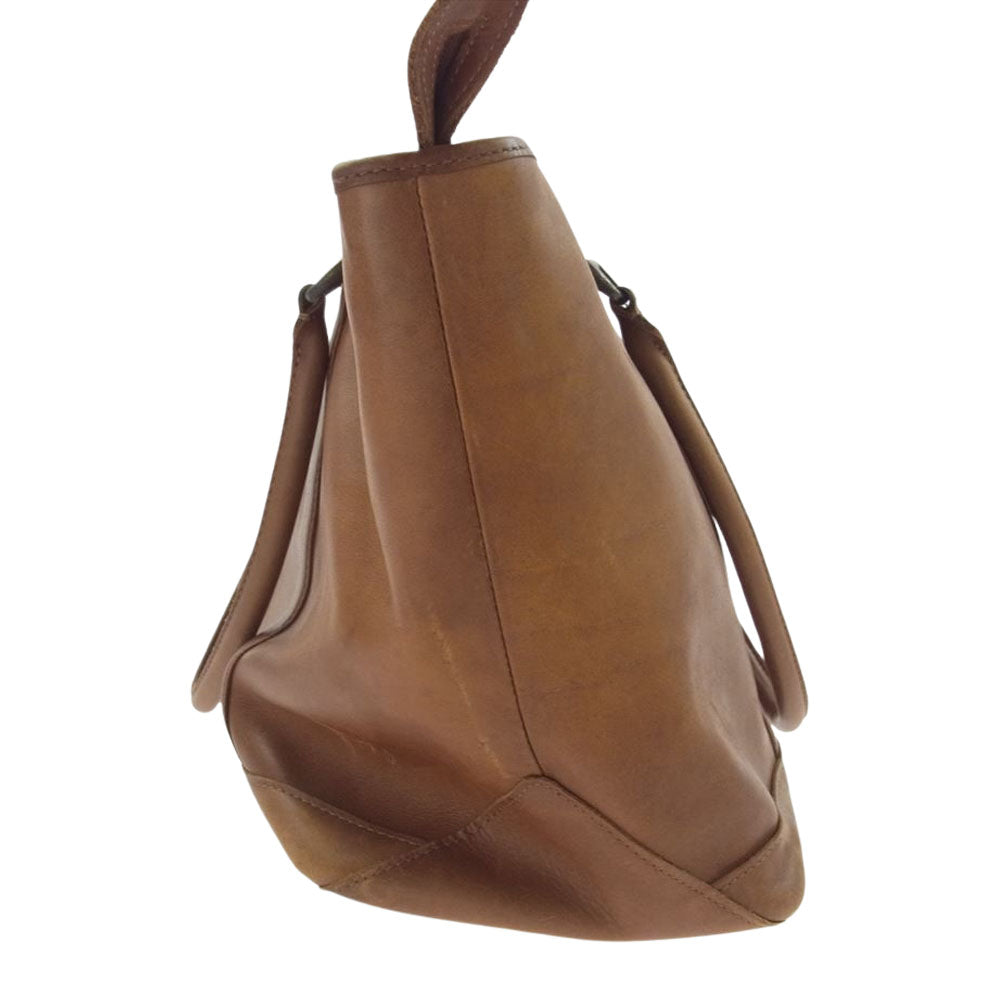 L.L.Bean エルエルビーン OYV37 レザー トート バッグ ライトブラウン系【中古】