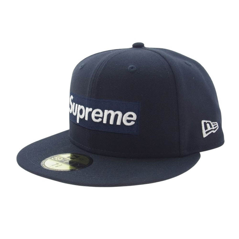 Supreme シュプリーム 24SS Teams Box Logo New Era Box Logo cap New York NY ヤンキース 刺繍 ボックス ロゴ ベースボール キャップ ネイビー系 58.7cm【新古品】【未使用】【中古】