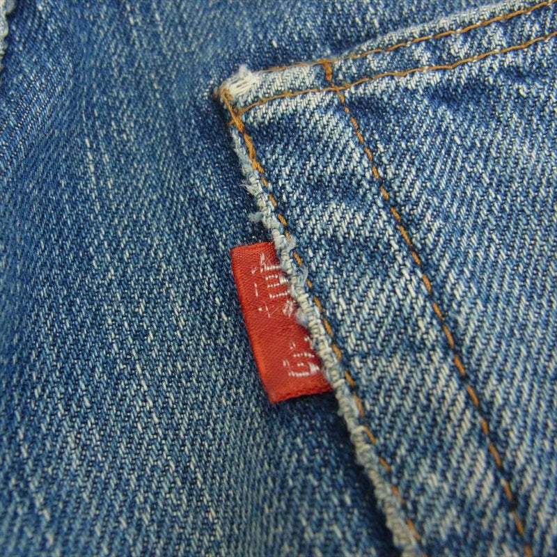 Levi's リーバイス ヴィンテージ 501 66前期 small e スモールe 赤耳 セルビッジ ヴィンテージ デニム パンツ ジーンズ インディゴブルー系 サイズ不明【中古】