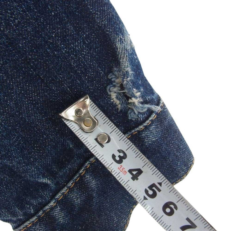 Levi's リーバイス ヴィンテージ 50s 60s 2nd セカンド 507XX トップボタン裏刻印17 ヴィンテージ デニム ジャケット インディゴブルー系 サイズ表記無し【中古】