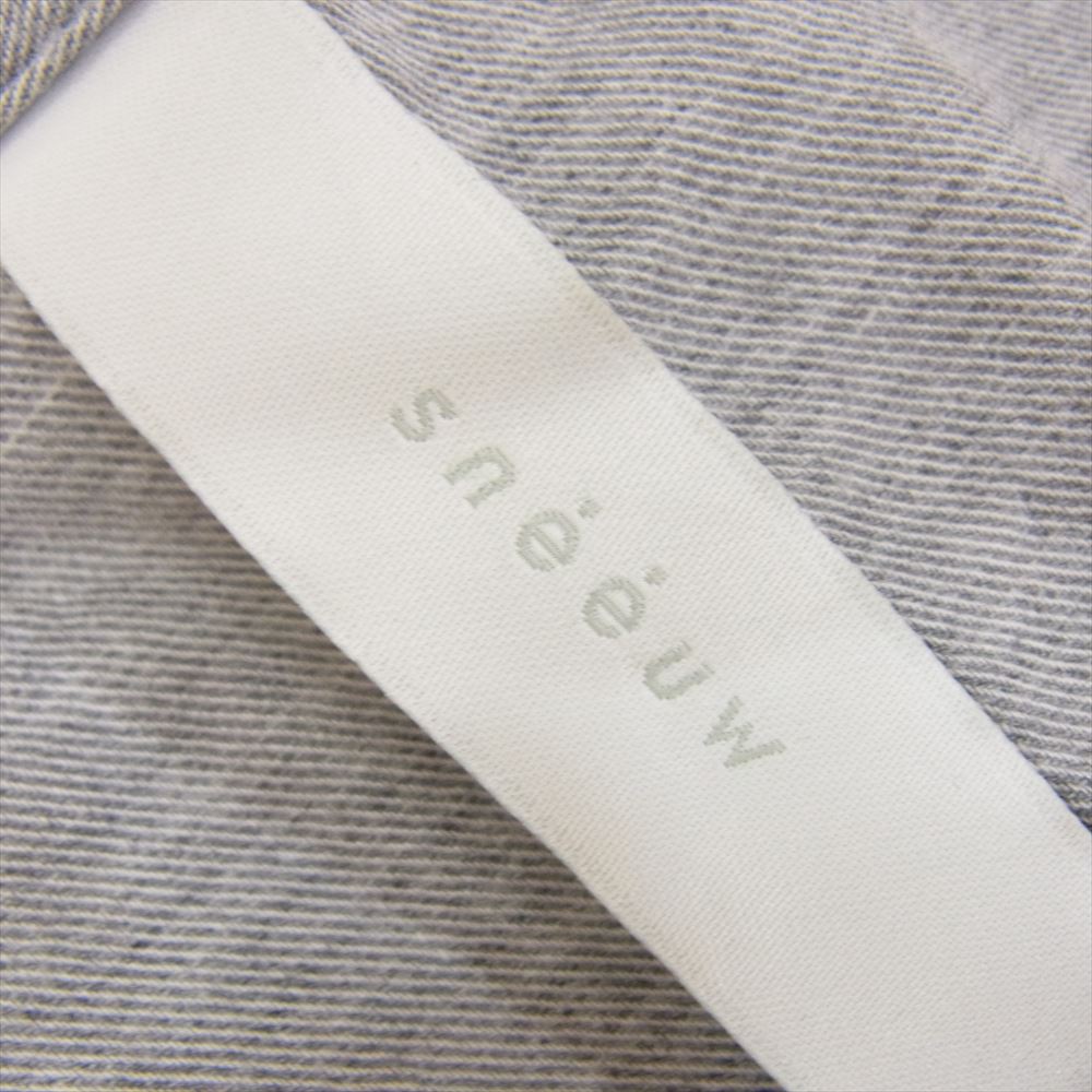 スニュウ バイカラー 切替 カットソー グレー系 サイズ表記無【中古】