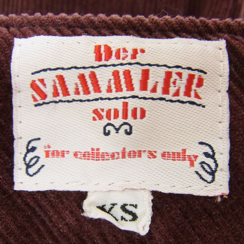 der sammler solo 110-562-07 コーデュロイ パンツ エンジ系 XS【中古】