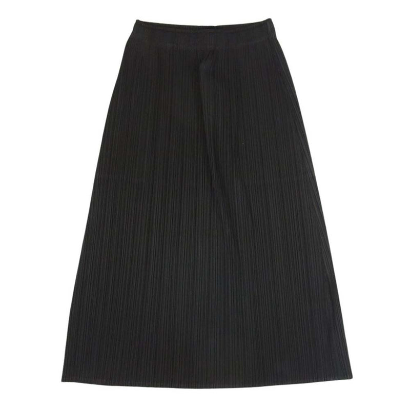 PLEATS PLEASE プリーツプリーズ イッセイミヤケ プリーツ ロング スカート ブラック系 1【中古】