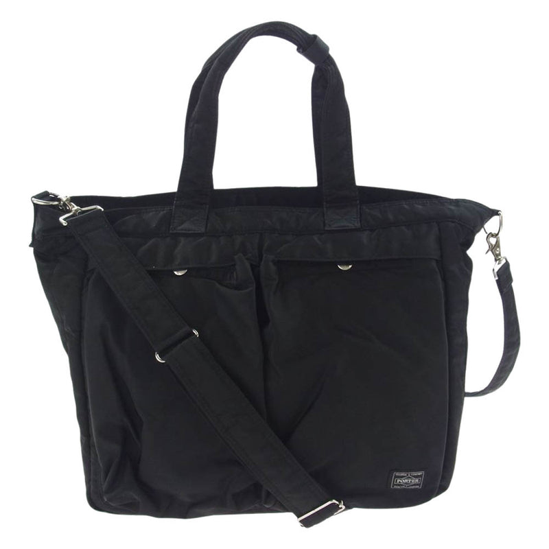 WACKO MARIA ワコマリア 23FW-WMA-BG01 × PORTER 12 INCH RECORED BAG  ポーター ショルダー レコード バッグ ブラック系【中古】