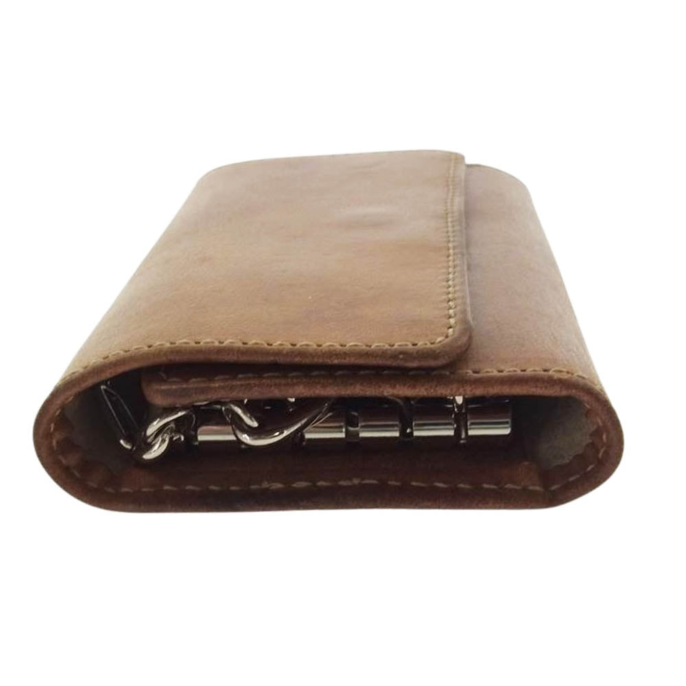 WHITE HOUSE COX ホワイトハウスコックス S9692 VINTAGE ヴィンテージ レザー キーケース ライトブラウン系【中古】