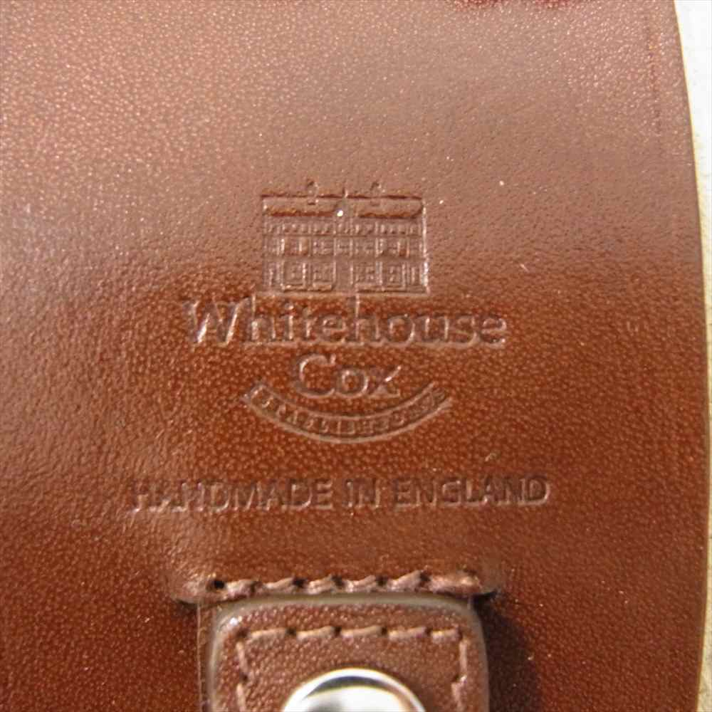 WHITE HOUSE COX ホワイトハウスコックス S9692 SHADOW CALF レザー キーケース ブラウン系【中古】