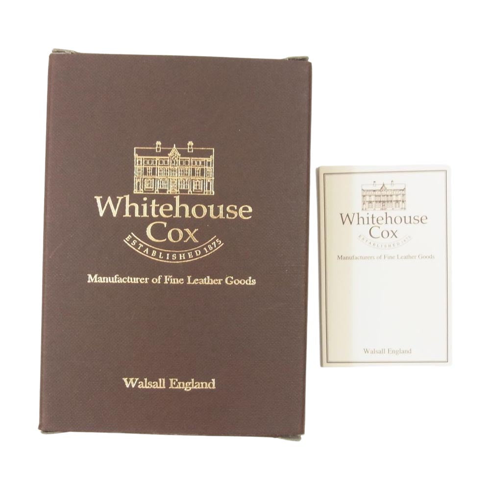 WHITE HOUSE COX ホワイトハウスコックス S9692 SHADOW CALF レザー キーケース ブラウン系【中古】