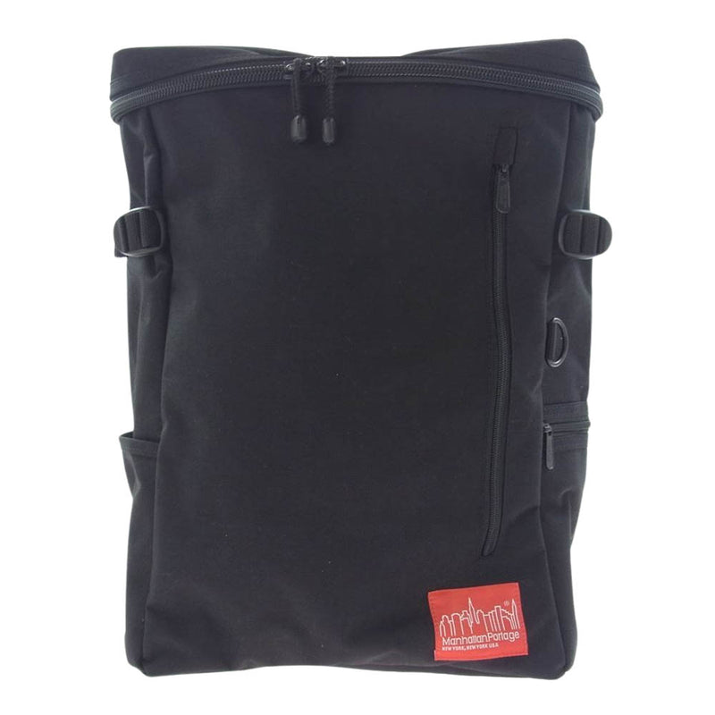 Manhattan Portage マンハッタンポーテージ Navy Yard Backpack ネイビー ヤード バックパック リュック バッグ ブラック系【中古】