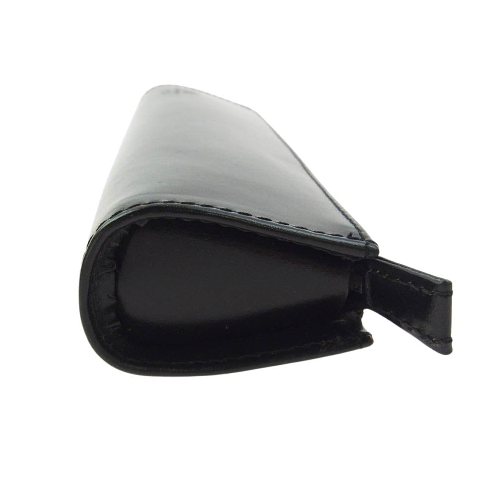WHITE HOUSE COX ホワイトハウスコックス S1023 BRIDLE レザー ペンケース 小物入れ 筆入れ ブラック系【中古】