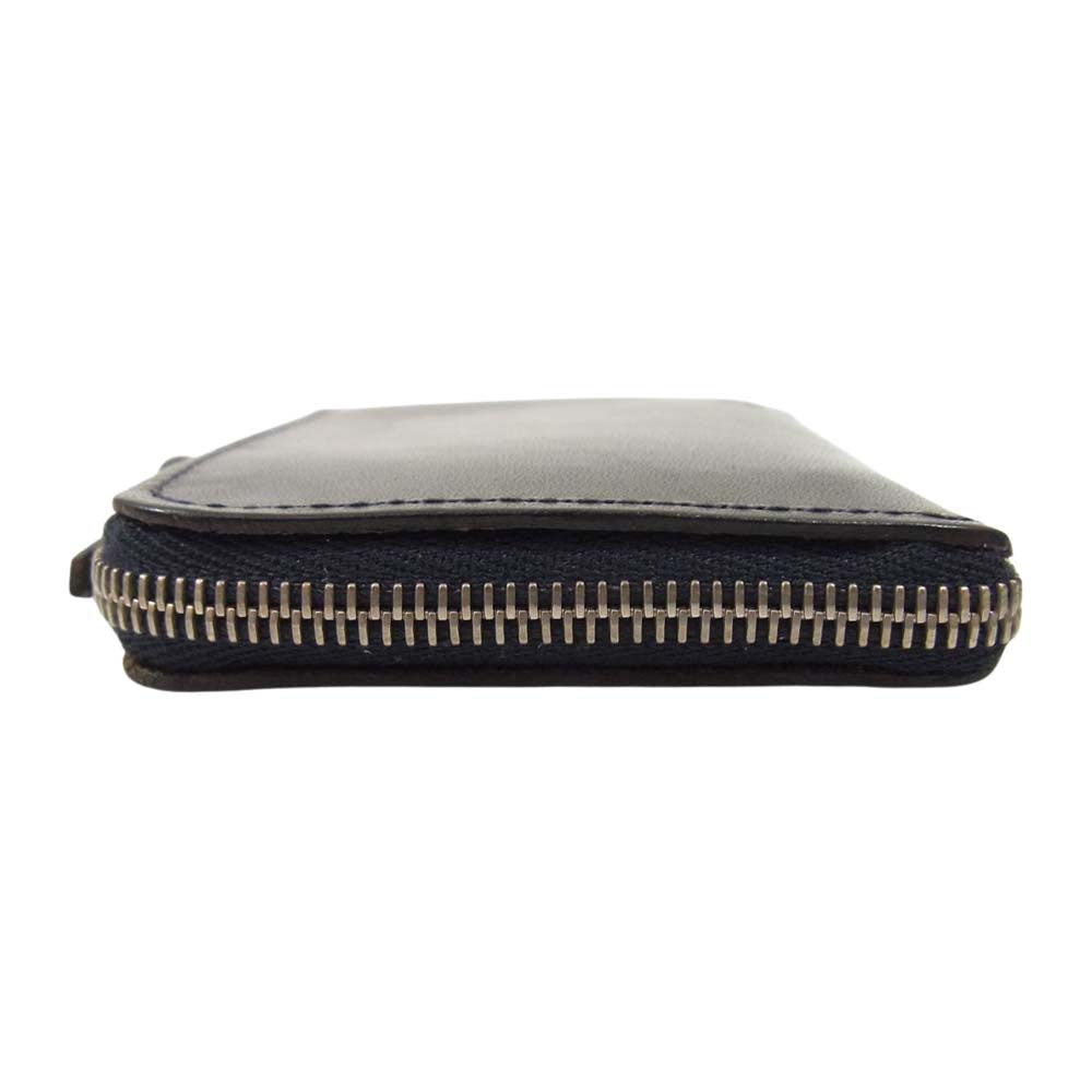 WHITE HOUSE COX ホワイトハウスコックス S1954 Derby ダービー レザー コインケース ブラック系【中古】