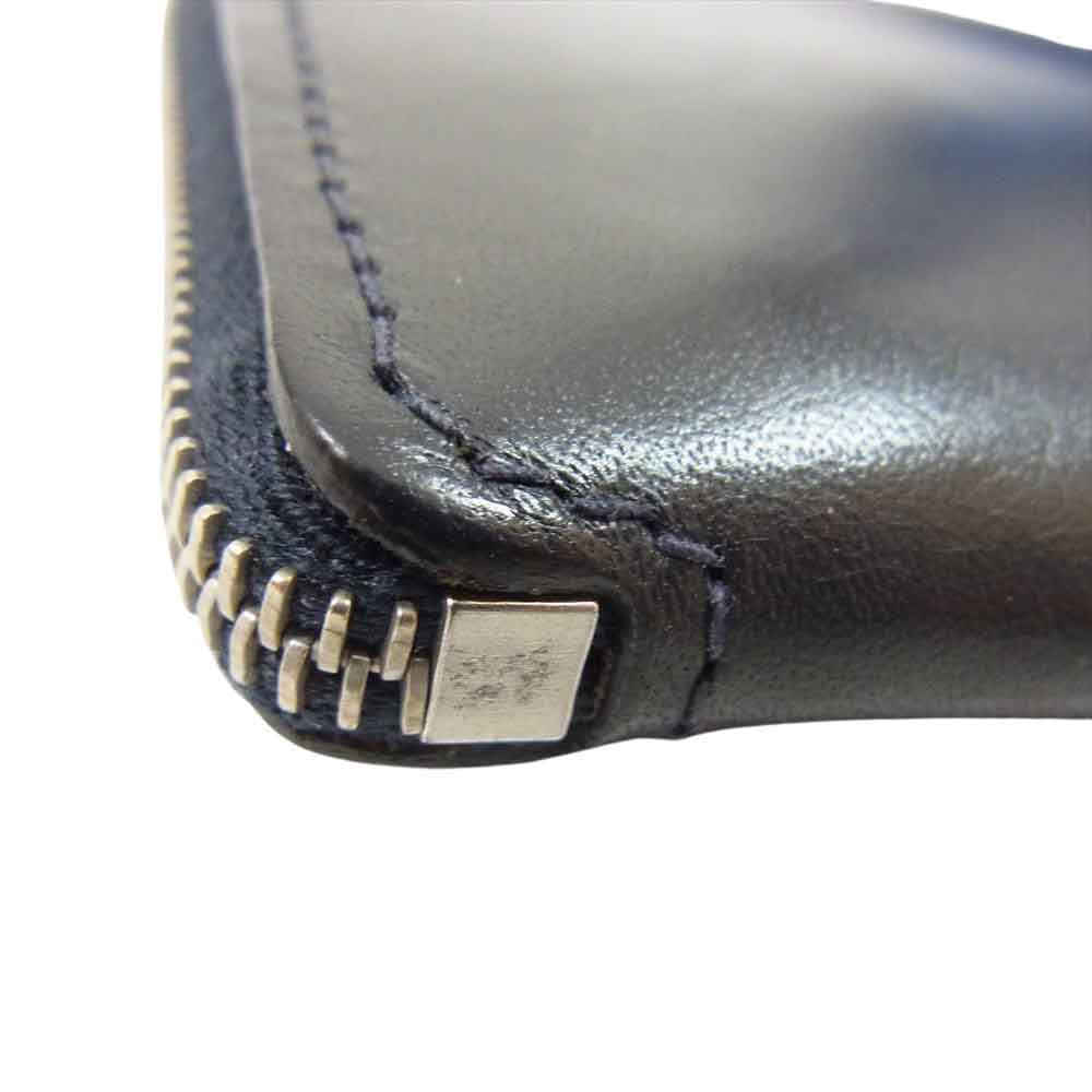 WHITE HOUSE COX ホワイトハウスコックス S1954 Derby ダービー レザー コインケース ブラック系【中古】