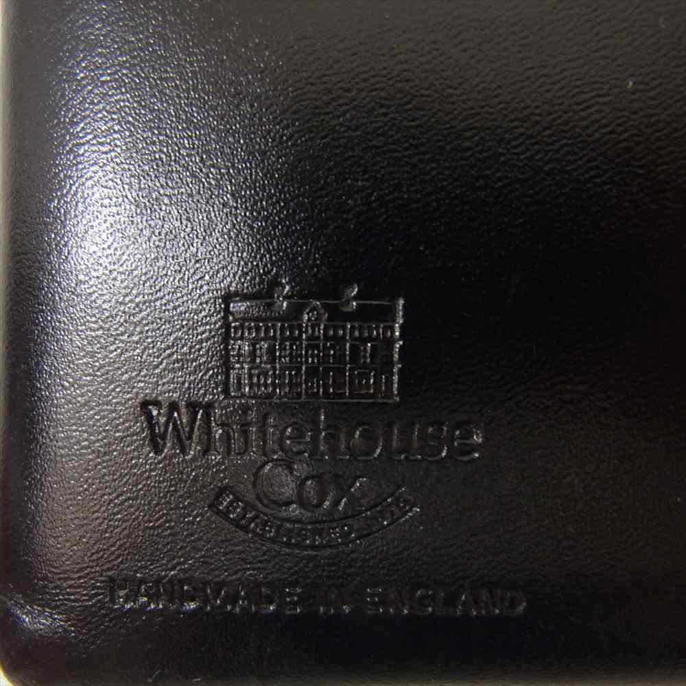 WHITE HOUSE COX ホワイトハウスコックス S9829 DERBY ダービー レザー コインケース ブラック系【中古】