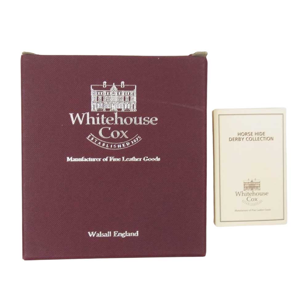 WHITE HOUSE COX ホワイトハウスコックス S9829 DERBY ダービー レザー コインケース ブラック系【中古】