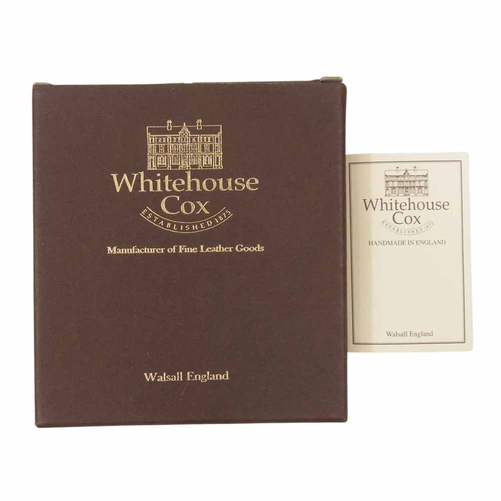 WHITE HOUSE COX ホワイトハウスコックス S7412 BRIDLE レザー カードケース ダークグリーン【中古】