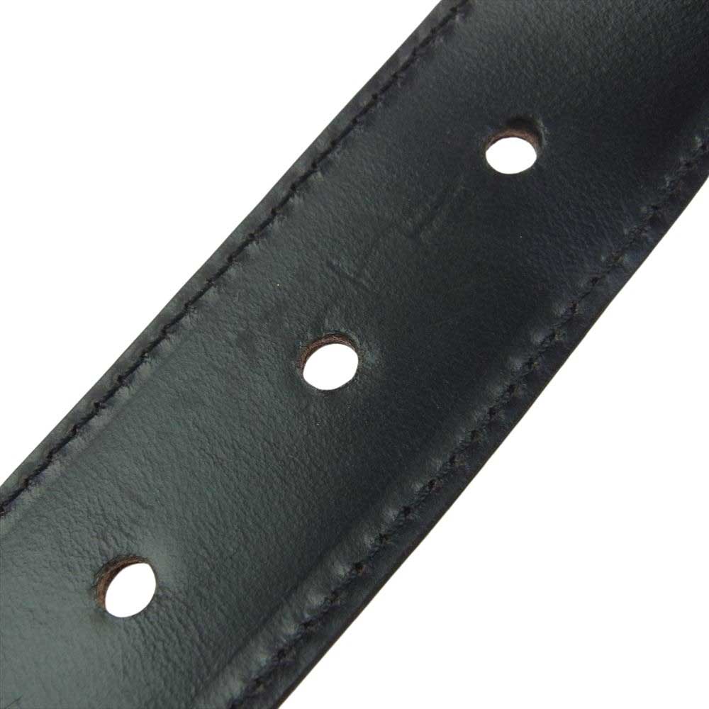WHITE HOUSE COX ホワイトハウスコックス レザー ベルト ブラック系【中古】