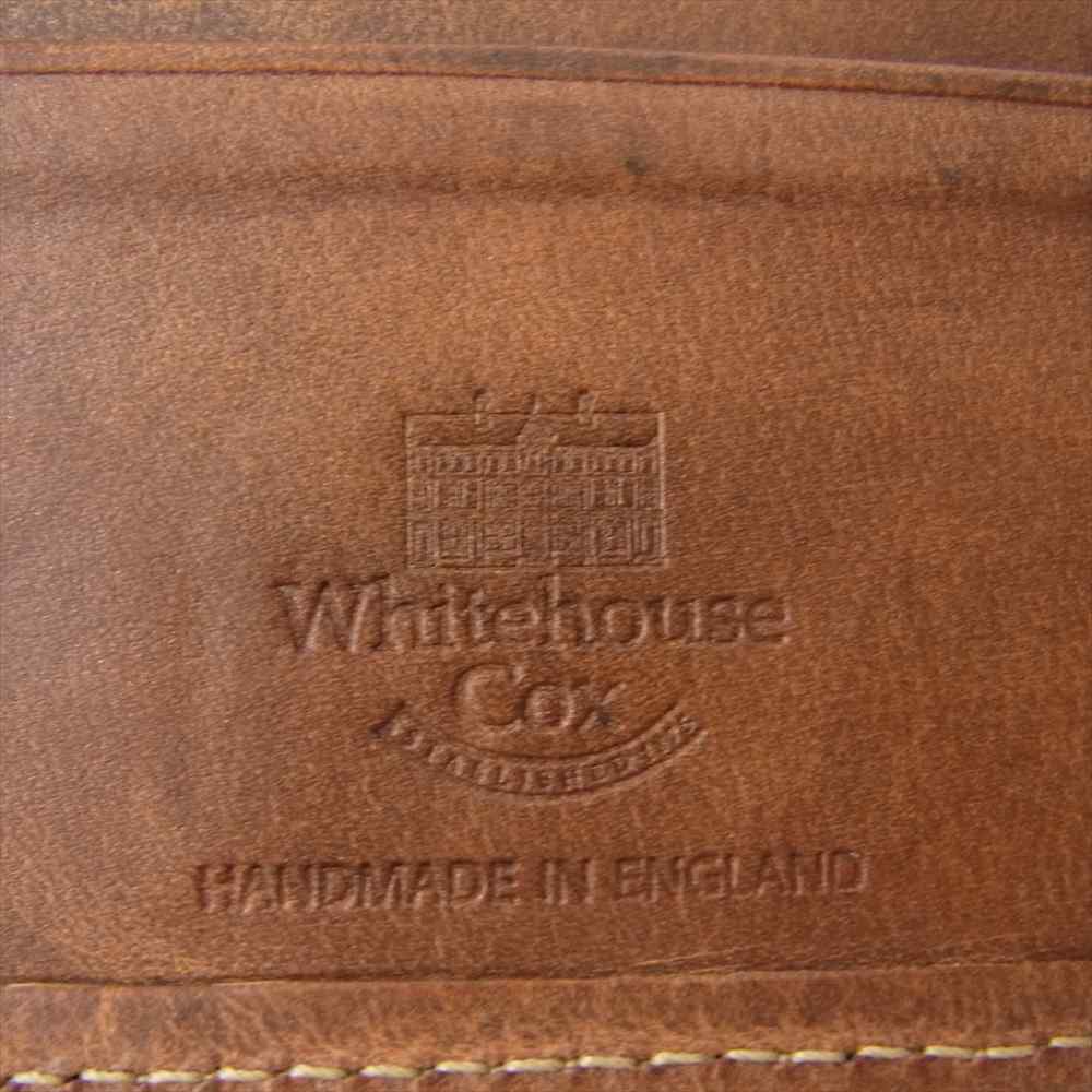 WHITE HOUSE COX ホワイトハウスコックス S7532 VINTAGE COIN WALLET ヴィンテージ レザー コイン ウォレット 二つ折り 財布 ブラウン系【中古】