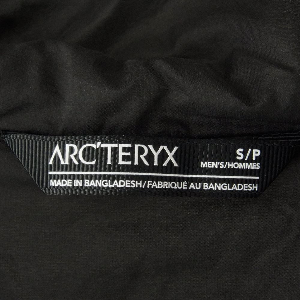 ARC'TERYX アークテリクス 24108 Atom LT Hoody アトム フーディ ロゴ刺繍 中綿 ジャケット カーキ系 S【中古】