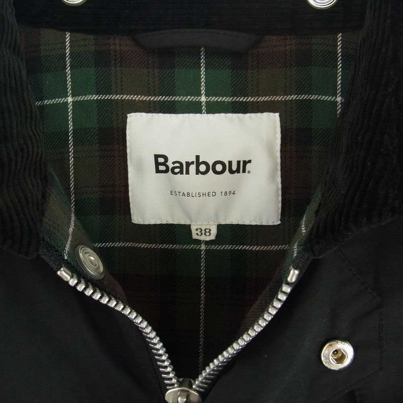 Barbour バブアー 22AW 222MCAS003 UNITED ARROWS別注 OVERSIZE SOLID BEDALE オーバーサイズ ソリッド ビデイル ジャケット ブラック系 38【中古】