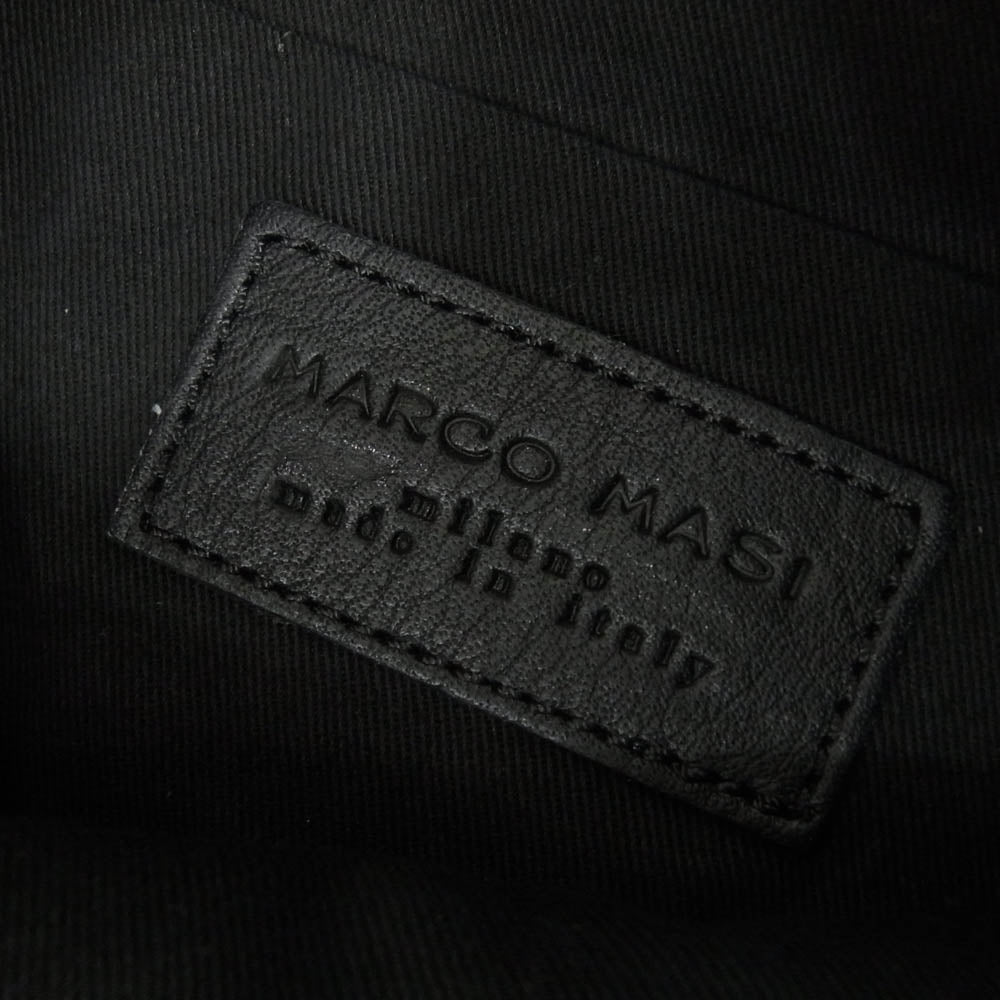 マルコマージ チェーン ショルダー レザー バッグ ブラック系【中古】