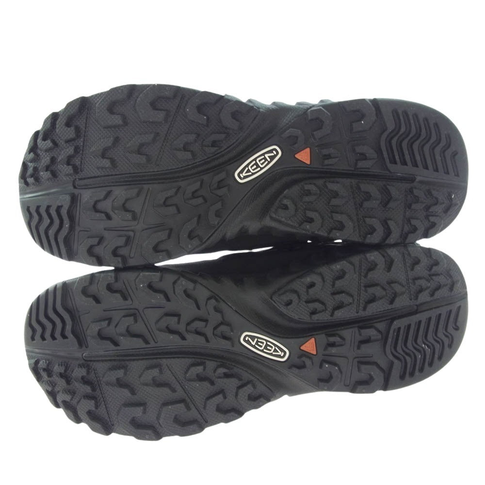 HYKE ハイク 1027979 KEEN WMNS Hoodzerra NXIS WP キーン ウィメンズ フッドゼラ ネクシス ウォータープルーフ ブーツ ブラック系 24.5cm【中古】