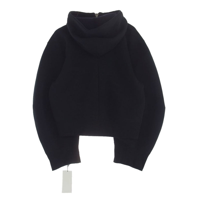 Sacai サカイ 24SS 24-07394 Sponge Sweat Hoodie ジップアップ パーカー スポンジ スウェット フーディー ブラック系 3【極上美品】【中古】