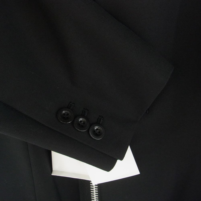 Sacai サカイ scm-209 suiting jacket black スーチングジャケット ポリエステル ウール ジャケット ブラック系 1【極上美品】【中古】