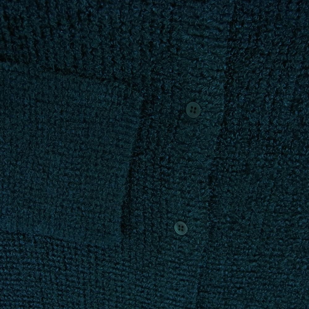 ISSEY MIYAKE イッセイミヤケ ME ミー ボックスプリーツ シャギー カーディガン モスグリーン系【中古】
