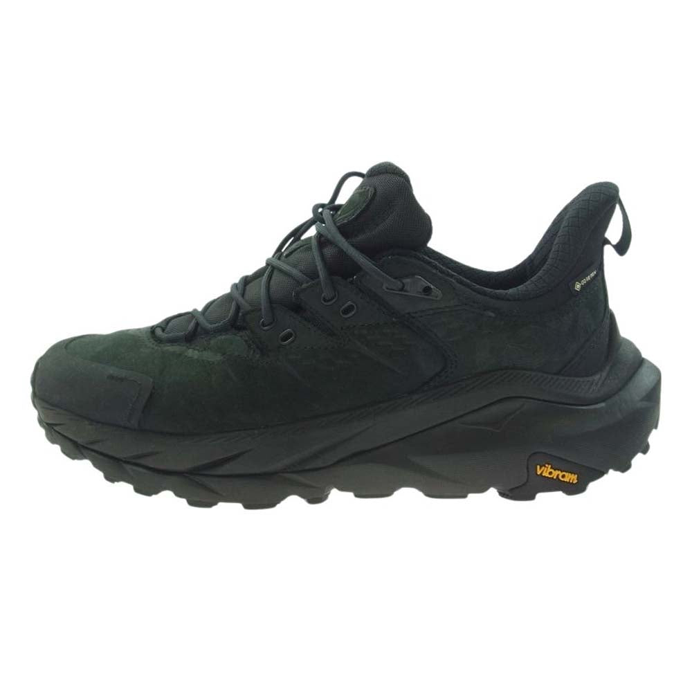 HOKA ONE ONE ホカ オネオネ KAHA 2 LOW GTX KAHA 2 LOW GTX ゴアテックス トリプルブラック トレイル ランニング シューズ ブラック系 27cm【中古】
