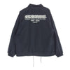 NEIGHBORHOOD ネイバーフッド 24SS 241TSNH-JKM01 WINDBREAKER JACKET-1 バックプリント ナイロン 裏フリース コーチジャケット ウィンドブレーカー ネイビー系 M【中古】